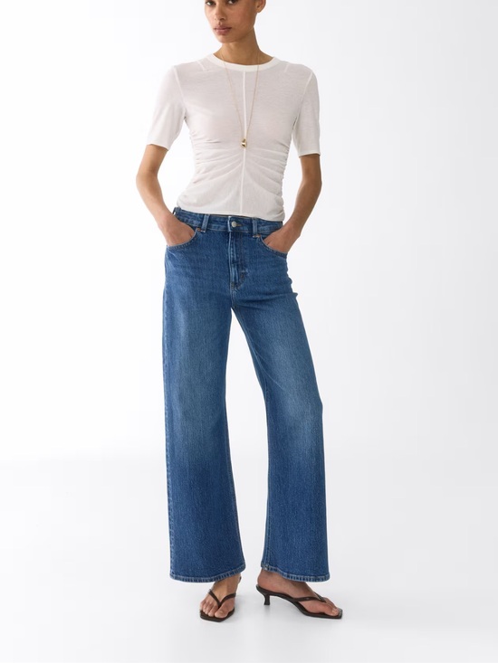 H&M Denim - H&M HARPER HIGH RISE WIDE LEG JEANS
